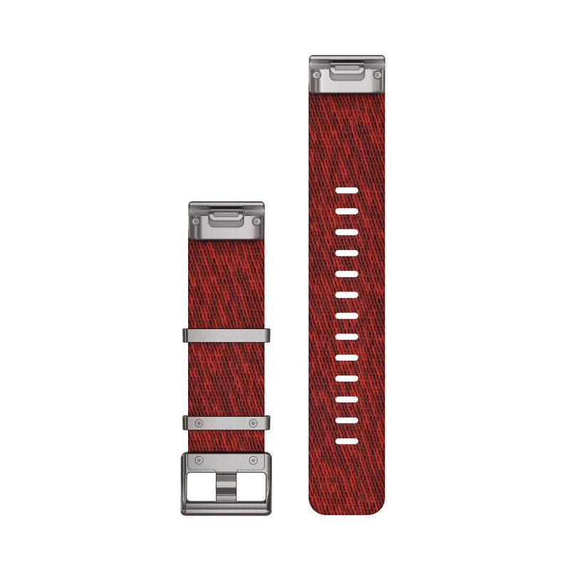 QuickFit® 22 watch straps | Mottled black nylon