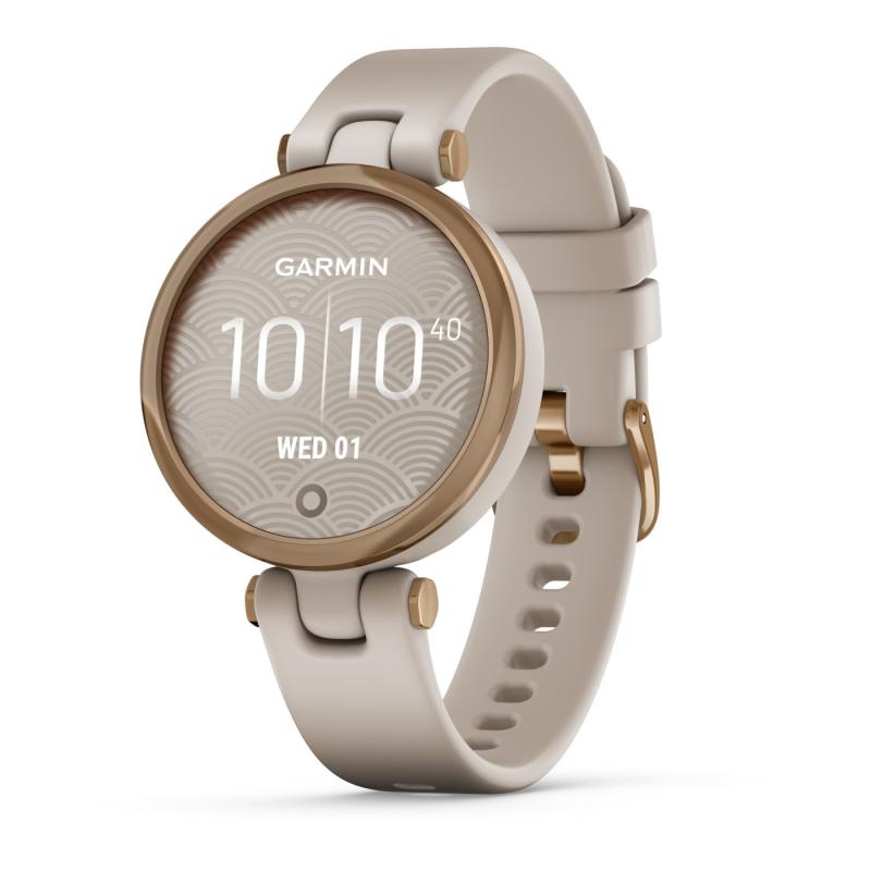 Lily™ Rose Gold Bezel with Light Sand Case and Silicone Band