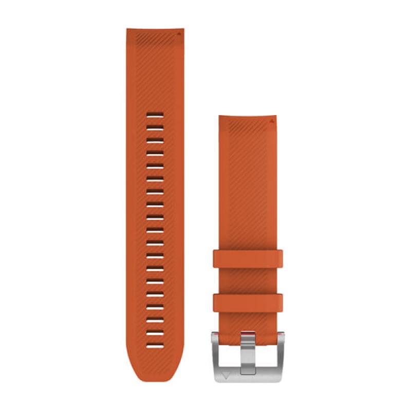 MARQ QuickFit® 22 Watch Straps Ember Orange Silicone Strap