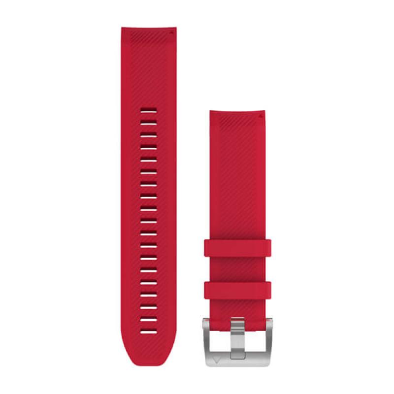 MARQ QuickFit® 22 Watch Straps Plasma Red Silicone Strap