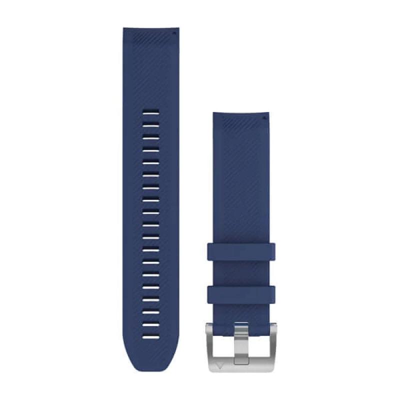 MARQ QuickFit® 22 Watch Straps Navy Blue Silicone Strap