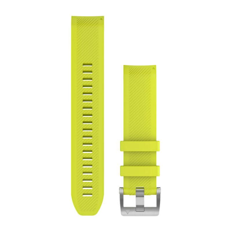 MARQ QuickFit® 22 Watch Straps Amp Yellow Silicone Strap