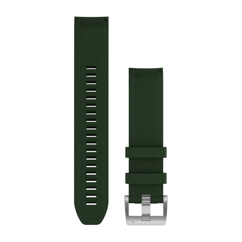 MARQ QuickFit® 22 Watch Straps Pine Green Silicone Strap